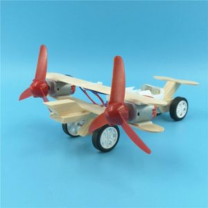 Vetenskap och teknik gör leksaker hands-on brainstorming pedagogiska vetenskapliga experimentella material Biplane Electric Taxi