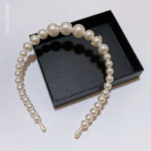 Classic fashion hand-made pearl headbands elegant and simple hair band hairpin decoration head ornaments party gift