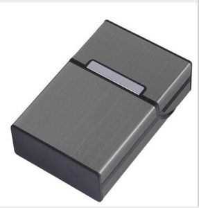 Yeni Alüminyum Alaşım Sigara Kutusu, Metal Manyetik Düğme Adam Metal Sigara Kutusu WL735