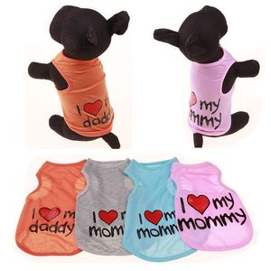 Wholesale teddy colors for sale - Group buy Pet dog vest colors small and medium dog fashion Teddy poodle clothes personality creative pet cat dog vest