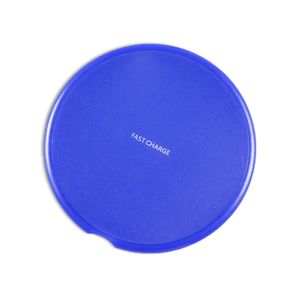 Universal Qi wireless charger Pad round with cool light for smart phone standard charging transmitter