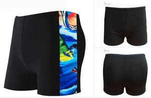Men's swimming trunks classic Korean sports fashion adult shorts trend hot springs boyshort swimwear Swimsuit new EMS gift