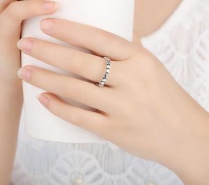 Moda- anel de dedo empilhável para mulheres casamento 100% 925 esterlina de prata jóias nova coleção preço atacado