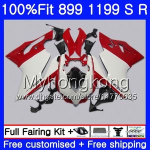 Впрыск для DUCATI 899 1199 S R Panigale 12 13 14 15 16 325HM.8 899R 1199R 899S 1199S сток белый горячий 2012 2013 2014 2015 2016 OEM Обтекатель