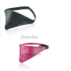 Bondage Fun Sleep Rest Sexy Blindfold Eye Mask Cover Nose Blinder Faux Leather Restraint A87
