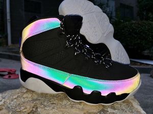 2020 9 Racer Blue Features Reflective Uppers Basketball Shoes 9s Racer Blue 3M Reflective Gym Red Dream It UNC Chameleon Anthracite Jumpma on Sale