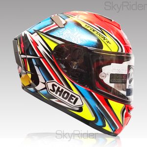 Fullt ansikte X14 93 Marquez Red Daijiro Motorcykelhjälm Anti-dimma Visor Man Ridbil Motocross Racing Motorbike Hjälm-Not-Original-hjälm