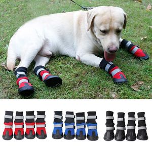 Waterproof Winter Dog Boots Reflective Pet Snow Boot Shoes for Small and large dogs