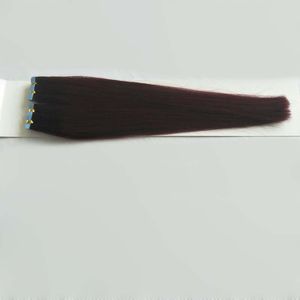 Tape Top Quality Human Remy Pu Em Hair Extensions completa cutícula Original peruana índio brasileiro Malásia 150Gram pele cabelo tramas