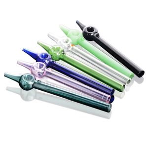 Thick Glass Oil Burner Pipes Water Bong Smoking Glass Pipes Dry Herb Vaporizer Bubbler Accessories Random In Stock