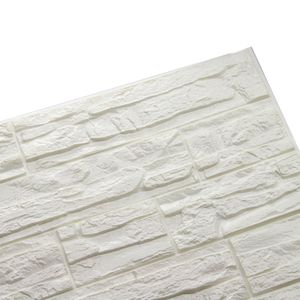 KAKUDER 3D-Ziegelstein-Tapete, PE-Schaum-Tapete, selbstklebende Platten, Raumaufkleber, Steindekoration, geprägt, 60 x 30 cm, Dropshipping 323Z