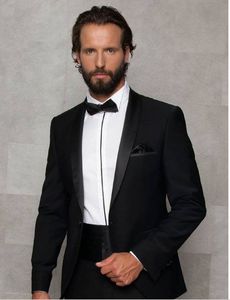 Todos Amavam Um Botão Groomsmen Xaile Lapela Do Noivo Smoking Ternos Dos Homens de Casamento / Prom / Jantar Melhor Homem Blazer (Jacket + Tie + Calças) 138