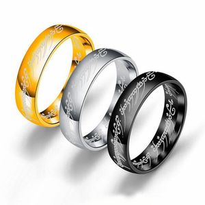 316L Кольцо из нержавеющей стали для мужчин женских любителей кольца кольца, мужчина кольцо вольфрамб карбид Свадебные ювелирные украшения