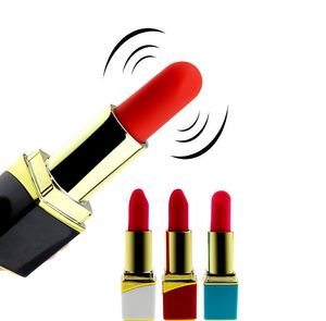 10 Speed ​​Lipstick Vibrator Mini Secret Bulla Vibrator stymulator łechtaczki g-punkt masaż zabawki seksualne dla kobiety masturbator