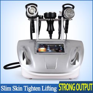 Neue tragbare Ultraschall-Vakuumkavitation Gewichtsverlust Cellulite-Maschine Monpolar Bipolar RF Facelift Mikrostrom Körper Gesichts-Augenmassagegerät