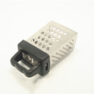 ステンレス製小型チーズテーブルグレーターボックス4サイドハンドルグレートガーリックジンジャーナツメグシナモンスライサーグラインダーミルカッターキッチン用品