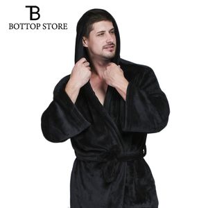 Manlig badrock vinter män nattklänning man badrock kvinnor flanell par älskare varm pyjamas sömnkläder nattdressing klänningar