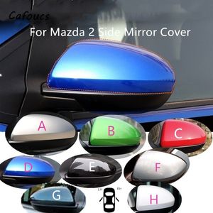 For Mazda 2 demio Rearview Mirror Cover Cap Side Mirror Shell Housing