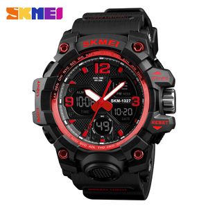 SKMEI Fashion Casual Sport Watch Men Digital Chrono 5Bar Waterproof Watches Dual Display Wristwatches Relogio Masculino 1327239N