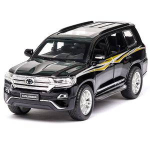 1:32 Toy Car TOYOTA LAND CRUISER Prado Metal Toy Alloy Car Diecasts Toy Vehicles Car Model 6 Doors Can Opened Toys For Children T191218