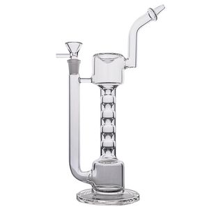 Accendini da 11,8 pollici per narghilè vaporizzatori Accendino tubo dell'acqua a monte con Spline Perc Glass Bong Oil Rig Pipes