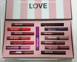 Brand New Velvet Matte Liquid lipstick cosmetics set 15 colors Waterproof Long-lasting Lip Gloss FREESHIPPING 1pcs