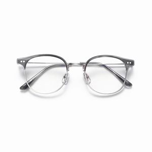 Marken-Designer ALIO Frauen Männer Retro Mode-Rund Glas-Brillen-Rahmen Eyewear original Fall Klassische optische Verordnung Gafas Oculos