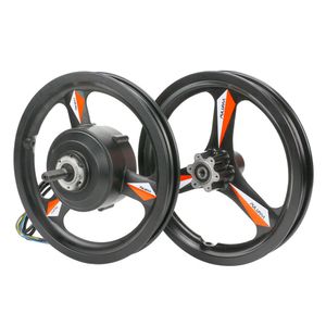 36V 48V 250W 14INCH ELEKTRISK CYBLE Magnesiumlegering Integrerad hjulnavmotor med framhjul för höghastighetsborsteös eBike