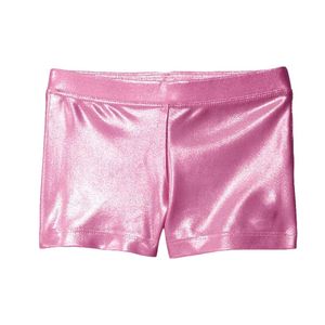 Outfits Women Kids Girls Shiny High Waist Dance Shorts Bottoms Activewear Child Clothes for Yoga Sports Workout Gym Gymnastic Dancing L511