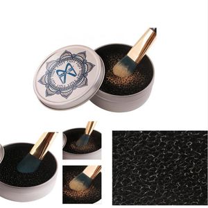 MAANGE Makeup Brush Cleaner Sponge Remover Colore Off Make up Pennelli Pulizia Mat Box Pennello per polvere Kit cosmetici puliti