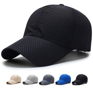 New Ultra-slim Running Cap quick-drying fabric Summer Cap Women Man Unisex Quick Dry Mesh Running Hat Bone Breathable Hats