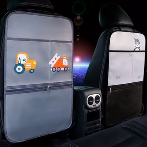 かわいい漫画の車のオーガナイザーの多機能収納袋の車の背中の座席の貯蔵の干しタブレットの電話ユニバーサル車の供給のための自動車用品