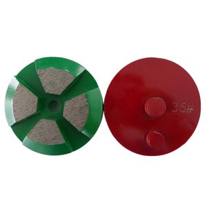 KD-V30 9 Pieces 3 Inch D80mm Diamond Grinding Disc with Two Pins Diamond Polishing Pads for Concrete and Terrazzo Floor