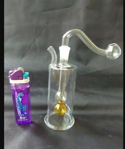 Accessori per bong in vetro narghilè multi-modello, Pipa colorata Tubi in vetro curvo per fumatori Tubi per bruciatori a olio Tubi per l'acqua Dab Rig Bong in vetro P