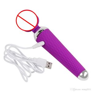 Hot giocattoli adulti del sesso per donna SM 10 velocità USB ricaricabile vibratori clitoride orale per le donne AV Magic Wand vibratore G-spot massaggiatore spedizione gratuita