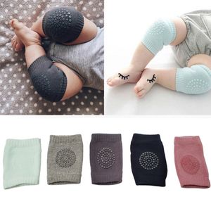 1 Pair Baby Knee Pads Crawling Safety Elbow Infant Cushion Black Leg Warmer For Kids Knee Support Protector cap
