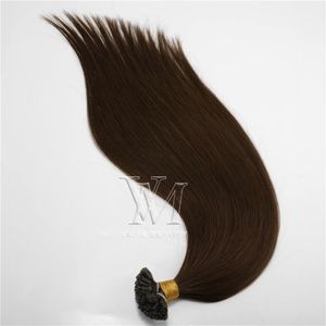 VM Perulu U Tip Öne Bağlanmış Saç Uzantıları 1G/Strand 100s 1B# 613# Renk Çift Çizilmiş 18 ila 30 inç keratin tutkal düz insan saç