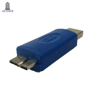 500 sztuk / partia Standard USB 3.0 Typ Mężczyzna do USB 3.0 Micro B Male Złącze wtykowe Adapter USB3.0 Converter Adapter AM do mikru