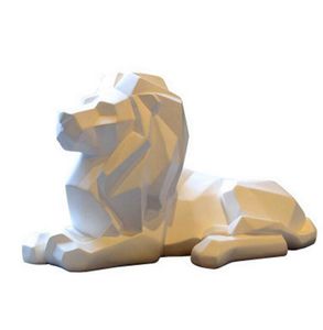 Northern Europe Animal Lion Geometry Origami Classical Colophony Crafts Sculpture Creative Home Furnishing Articles