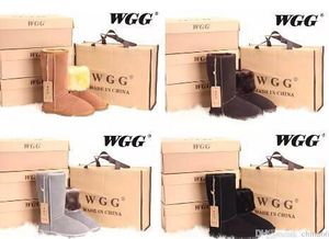 Dorp Shipping 2019 WGG Kobiety Klasyczne Wysokie buty Damskie Buty Boot Snow Boot Winter Boot Skórzane buty Drop Shipping
