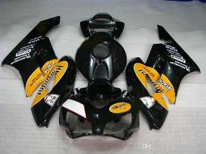 Cappello vendita Carene per Honda CBR1000RR 2004 2005 nero giallo Kit carena stampo iniezione CBR 1000 RR 04 05 VS23