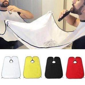 Nowe Wodoodporne Wąsy Gole do Golenia Brody Fartuch Care Gathers Tkaniny Bib Face Włosy Catcher Cape Sink Cleaning Tool