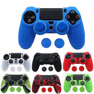 PS4 Game Controller Gamepad Soft Silicone Gel Rubber Case Cover Joysticks For SONY Playstation 4 Protection Case For PS4 Pro Slim Game pad