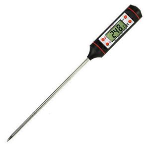 BBQ Kötttermometer Kök Digital Matlagning Mat Probe Elektronisk BBQ Hushållstemperatur Detektor Tool med Retail Package LX7304