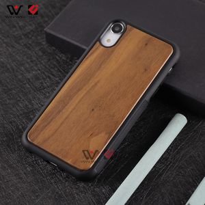 Удароженные чехлы для телефона для iPhone 11 12 Pro X XR XS Max Case Водонепроницаемый Деревянный TPU Индивидуальный логотип оптом Мода задняя крышка