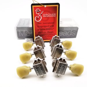 Grover Deluxe Vintage Emerald Guitar Machine Heads Tuners Turning Pegs, сделанные в Корее