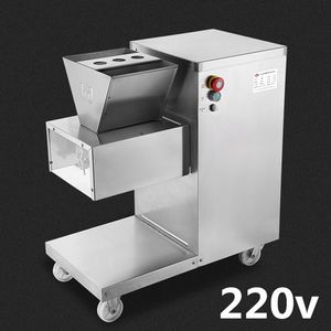 Kostenloser versand 750 watt 220 v QW Fleischschneider Maschine 800 kg/h Fleisch Slicer Fleischschneidemaschine