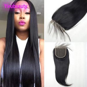 Indian Unprocessed Human Hair 10-24inch Natural Color 5X5 Lace Closure Virgin Hair 40-80g/piece Wholesale