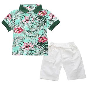 Bambini Neonati Set di abbigliamento Camicia Pantaloncini Estate Abbigliamento per bambini per ragazzi Moda Ragazzi Abbigliamento sportivo Completo