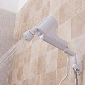 220V AC Tankless Electric Water Heater Instant Bathroom Hot Water Heating Spray Shower Head Faucet